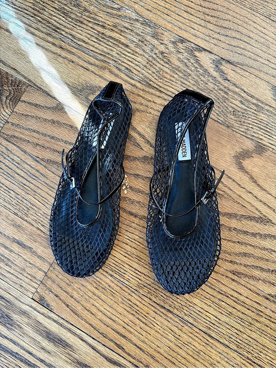 Steve Madden Shoes - Vionic Black Mesh Flats